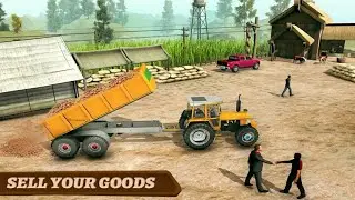 Real Tractor Farming Simulator 2019 game 🚜🐂🐑 |YouTube Gaming