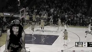 LeBron Fan CRASHOUT LIVE After Podziemski HALF COURT ! Lakers vs Warriors !st Half reaction