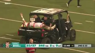 Coastal Carolina QB Grayson McCall SCARY Injury vs Arkansas State