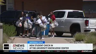 Student move-in day at UNR