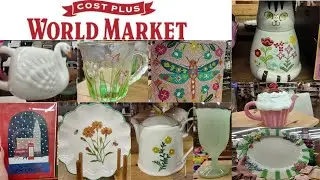 World Market - Красивая новая весенняя посуда, свечи, скидка 90% на рождественские товары.