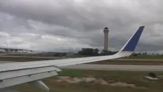 Landing at Houston, TX from Denver, CO. Pouso