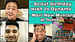 Scout Insta Live With Mavi XQF Paraboy Join Live | Scout Wish Dynamo