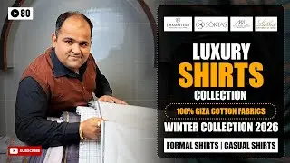 Extra Premium Cotton Shirting Fabrics for Men | Formal Office Wear Shirt Fabrics in India 2026