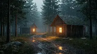Gentle Night Rain Sounds for Sleep Fast, Relaxation, Study, and Mind Calming Insomnia Relief 🌧️