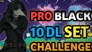 SPECIAL 10 DLS PRO BLACK SET CHALLENGE (NEW SET!!) | Growtopia - Set Challenge #422