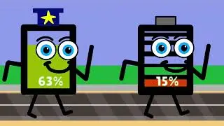 Battery Animation | Police Battery vs Criminal Battery