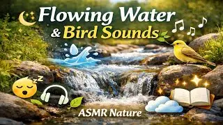 Flowing Water & Bird Sounds 🌿 Deep Relaxation and Meditation in Nature | ASMR Nature⁦