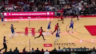 Aaron Holiday Dunk Over Josh Hart & Bojan Bogdanović / Knicks vs. Rockets / February 12, 2024