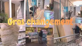 GROS CHANGEMENT / ON COMMENCE LES TRAVAUX