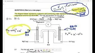 GRADE 12|CHEMISTRY|ELECTROCHEMISTRY|GALVANIC CELL