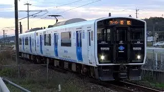【4K】JR九州BEC819系「DENCHA」(日立IGBT-VVVF)、817系2000番台(日立IGBT-VVVF)、813系 到着・発車シーン集 鞍手駅にて 2019.12