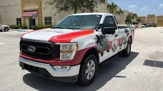 Ford F150 (Fink Golf Cars) - The Best Commercial Car Wrap Company in Florida - Car Wrap Solutions