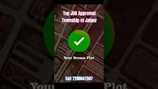 Top JDA Approved Township Jaipur #newtownship #jdaapproved #jdaplots #realestate #jaipur #jaipurplot