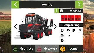 Машина для обрезки деревьев PONSE FS 18 Red | Farming Simulator 18 Timelapse #FS18