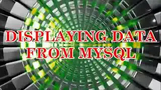 TO DISPLAY DATA FROM MYSQL IN JAVA NETBEANS USING CONNECTIVITY