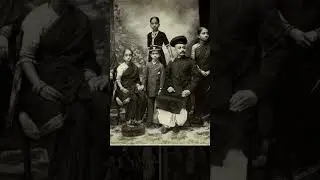 mrathi brahmin family in 1800 #rare indian photos #old photos
