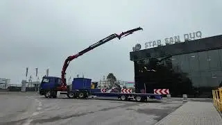 MAN TGS 26.400 6x4 HMF 3722 Fly Jib HDS Żuraw Crane Zestaw