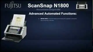 Fujitsu Scansnap n1800 Network Scanner - The most important things to know about Scansnap n1800