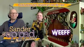 Floris draait nog vaak aan het handdraaiorgel van opa van de Pol - Sander Op Pad in West-Friesland