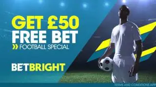 Get Up To &pound;50 Free Bet On Football with BetBright