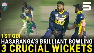 Hasaranga&rsquo;s Stunning 3-Wicket Spell | Pakistan vs Sri Lanka ODI Series 2025 | 1st ODI | PCB | M3V1U