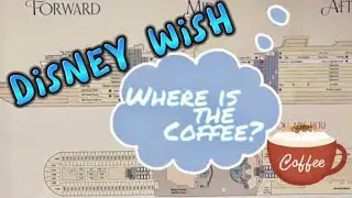 Aboard The New DISNEY WISH Cruise Ship Which Delicious Coffee Will You Choose ?