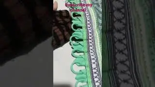 Loops aur triangle k Saath bnaiy bilkul new damn design by@Sumaira Faisal stitching