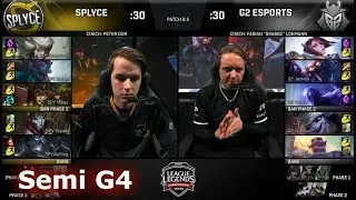 Splyce vs G2 eSports | Game 4 Semi Final S8 EU LCS Spring 2018 | SPY vs G2 G4
