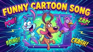 Funny Cartoons Song for Kids 📺 Silly Animation & Music Video