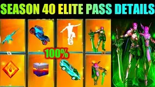 FREE FIRE SEASON 40 ELITE PASS FULL DETAILS // 2021 SEPTEMBER MONTH ELITE PASS REVIEW