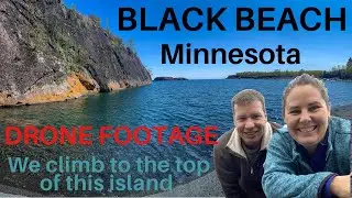 We Explore Black Beach & Climb To The Top Of An Island