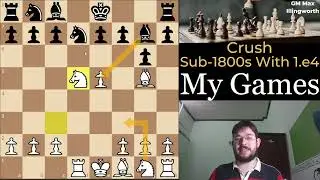 How A Grandmaster Wins With 1 e4 (Sidelines)