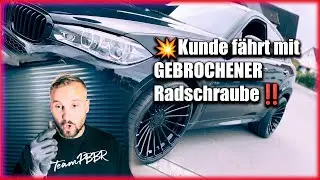BMW X6 23 Zoll Hamann Felgen und die Schraube rei&szlig;t!