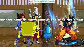 Wolvenom VS Dragon Ball Super Characters And SpongeBob SquarePants In A MUGEN Battle / Match / Fight