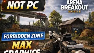 This is NOT PC 😳 Arena Breakout Mobile Forbidden Zone Farm MAX Graphics