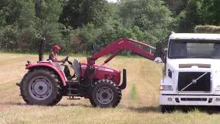 Baling 1st Cutting Hay 2019