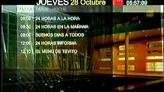 Inicio de Transmisiones TVN Chile: 28 Octubre 2010