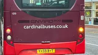 *YX59 BYT*Cardinal Buses 59Reg ADL Enviro200(Ex Abellio London)