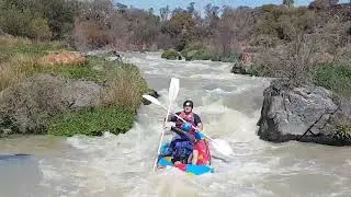 Vischgat rapid Vaalriver river rafting trip below the Vaaldam wall South Africa 