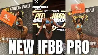 NEW IFBB PRO | I won the whole show & we made history | 1st ever natural wellness Pittsburgh pro