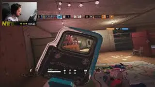 NESK 1X2 SALVANDO O ROUND CONTRA O SEXYCAKE E PALUH - MELHORES MOMENTOS RAINBOW SIX SIEGE