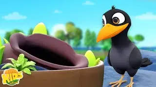 Ek Kauwa Pyasa Tha, एक कौवा प्यासा था, Hindi Stories for Kids and Kindergarten Videos