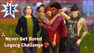 SHE&rsquo;S LIVING WITH FOUR GUYS!😍| Never Get Bored Legacy Challenge | Gen.4 | Ep.1 |🏜️