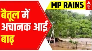 Madhya Pradesh Rains: लगातार बारिश के कारण बैतूल में अचानक आई बाढ़ | ABP News