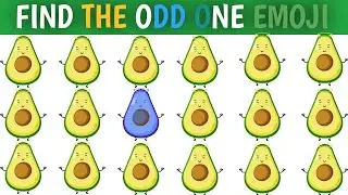 🔍 Find the ODD One Out – Fruit Edition 🥑 (Easy → Hard) | YourBrainTwist #5