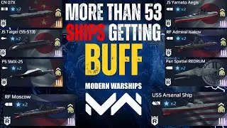 Massive BUFF for the ships🔥- Modern Warships