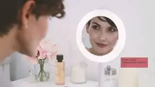 Solana Mini LED Ring Light Mirror by Eleganze on QVC