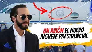 Nayib Bukele ESTRENA AVI&Oacute;N gracias a los impuestos de los Salvadore&ntilde;os.