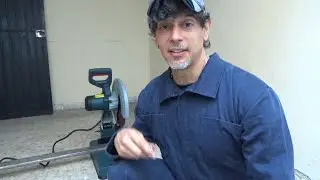 I made an iron workbench from scrap metal I salvaged from the construction site.
